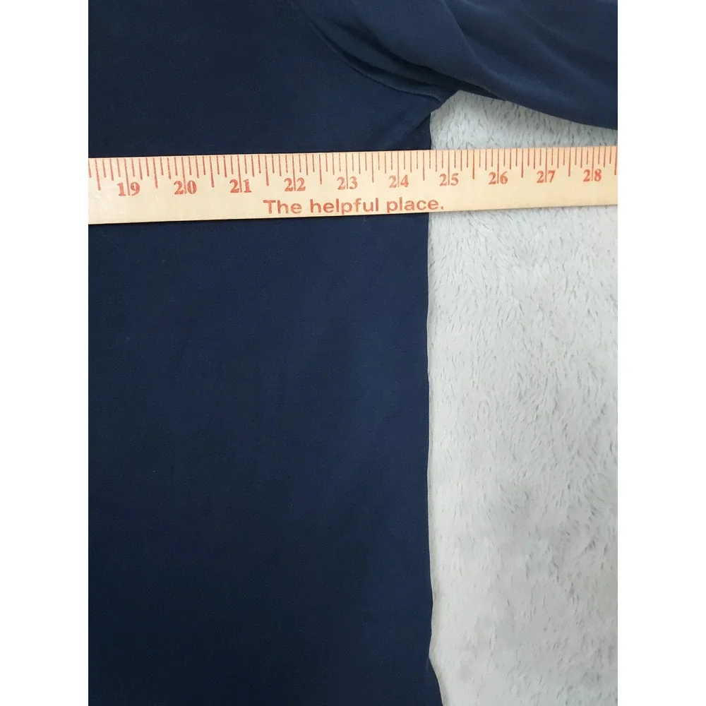 Polo Ralph Lauren Shirt Men XL Pima Soft Touch Long Sleeve Navy Blue  Flesh Pony